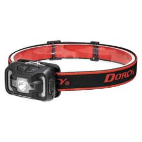 Dorcy 41-4359 330-Lumen USB Rechargeable LED Motion Sensor Headlamp – Spot, COB Flood & Red Night Vision