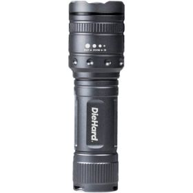 DieHard 41-6122 1,000-Lumen Twist Focus LED Flashlight – Heavy-Duty Aluminum Flashlight with AAA Batteries Included
