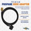 1LB TO 20LB CONVERTER HOSE - 4 FOOT