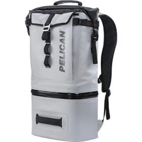 Pelican Dayventure Backpack Cooler – Dual-Compartment Insulated Soft Cooler Backpack (18.36L, Coyote)