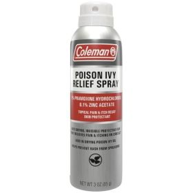 Coleman Poison Ivy Relief Spray – Triple-Action Poison Ivy & Itch Relief Spray