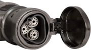 Vertigo Cyclone Triple Torch Cigar Lighter – Wind-Resistant, Refillable Butane Lighter (Charcoal)