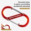 Whitsunday Colorful S-Shaped Double Carabiner