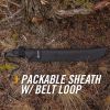 Gerber Gator Machete – Dual-Purpose 18" Blade with Saw & Gator Grip Handle