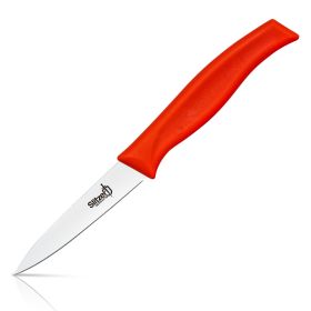 3-1/2" Slitzer Paring Knife - Red