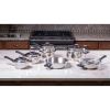 17 Pc - 9 Element Waterless Cookware