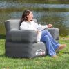Pittman Outdoors Inflatable Chair with Built-in Rechargeable Pump
