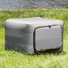 Pittman Outdoors Inflatable Ottoman – Portable Footrest for Camping, Beach & Dorm Use