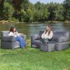 Pittman Outdoors Inflatable Furniture 3-Piece Set with Built-In Pump (Couch, Chair & Ottoman)
