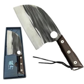 Day Zero Survival 12.5" Handmade Forged Butcher Knife – 1080 High Carbon Steel Cleaver with Pakka Wood Handle