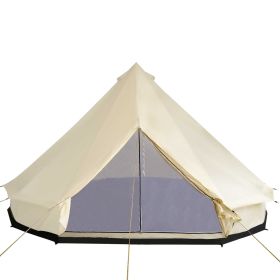 16.5' Large Teepee Bell Tent û 10-Person Waterproof Four-Season Family Tent
