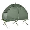 All-in-One Folding Camping Cot û Elevated Tent with Sleeping Bag & Air Mattress