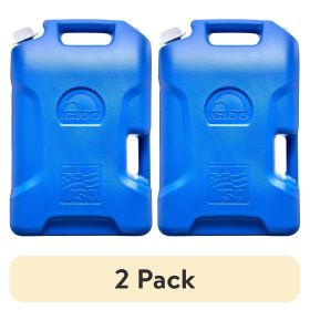 2-Pack Igloo 6-Gallon Camping Water Containers – Blue