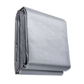 VEVOR 16x20ft Waterproof Tarp – 10 Mil Poly with Reinforced Grommets, Tear & UV Resistant
