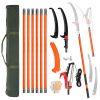 26ft Manual Pole Saw – Lightweight Tree Trimmer with Sharp Steel Blade for High Trees & Shrubs