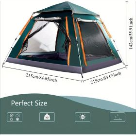 2–3 Person Waterproof Camping Tent – Foldable with Mosquito Nets & Carry Bag
