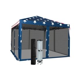 10x10 Ft Instant Pop-Up Canopy Tent – Outdoor Shade Gazebo with Adjustable Height