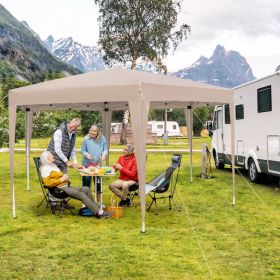 13x11.5 FT Hexagonal Pop-Up Canopy Tent – Height Adjustable with Decorative Leg Covers