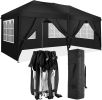 Folding Canopy – UPF 50+ with 6 Removable Sidewalls for Outdoor Events, 10' x 20'
