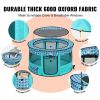 VEVOR 44"x44"x24" Foldable Pet Playpen – Waterproof, Portable Crate for Indoor/Outdoor Use