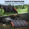 VEVOR 120W Portable Monocrystalline Solar Panel