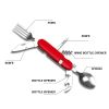 4 in 1 Folding Utensils Cutlery Set