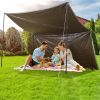 VEVOR 16x20ft Waterproof Tarp – 10 Mil Poly with Reinforced Grommets, Tear & UV Resistant