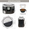 VEVOR 36" Foldable Pet Playpen – Waterproof, Portable Crate for Dogs & Cats, Indoor/Outdoor Use