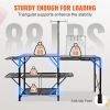 VEVOR Folding Camping Kitchen Table – Portable Cook Station with 3 Side Tables, Shelves & Detachable Sink