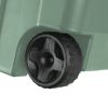 Extra Large Storage Bin, 40 Gallon Wheeled Plastic Storage Container with Handle, Green, Pack of 2