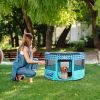 VEVOR 44"x44"x24" Foldable Pet Playpen – Waterproof, Portable Crate for Indoor/Outdoor Use