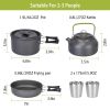 12-Piece Camping Cookware Set – Pot, Pan, Stove & Utensils
