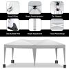 Folding Canopy – UPF 50+ with 6 Removable Sidewalls for Outdoor Events, 10' x 20'
