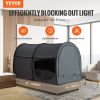 VEVOR 4-Door Bed Tent – Breathable Blackout Tent with 0.28" Fiber Poles