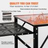 VEVOR Folding Camping Kitchen Table – Portable Cook Station with 3 Side Tables, Shelves & Detachable Sink
