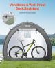 Outdoor Bike Storage Tent û Dual-Door Shelter for 4û5 Bikes