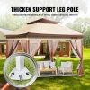 VEVOR 11x11ft Patio Gazebo – Pop-Up with Mosquito Net, Metal Frame & Waterproof Oxford Cloth