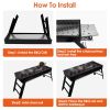 Foldable Stainless Steel Charcoal BBQ Grill – Portable Tabletop for Outdoor Use