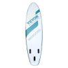 VEVOR Inflatable Paddle Board – Includes Kayak Seat, Pump, Paddle & Accessories - 10' x 33" x 6"