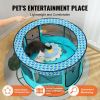 VEVOR 44"x44"x24" Foldable Pet Playpen – Waterproof, Portable Crate for Indoor/Outdoor Use