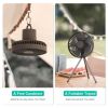 Rechargeable Foldable Camping Fan with Tripod & Hook