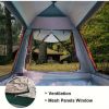 2–3 Person Waterproof Camping Tent – Foldable with Mosquito Nets & Carry Bag