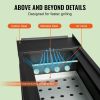 23" Collapsible Charcoal BBQ Grill – Lightweight, Portable, Stainless Steel