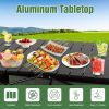 Adjustable Folding Table with Storage Bag – Lightweight Metal Tripod Base for Indoor & Outdoor