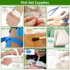 47-Pc Emergency Survival Kit – EDC Gear, First Aid & Tools with Pouch for Outdoor Adventures