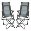 2 Pieces Folding Chair Set