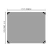 10x12ft Heavy Duty Poly Tarp/ Silver + Black