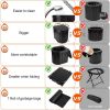 Portable Folding Camping Toilet for Adults – Includes Lid, Carry Bag & Garbage Bags