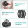 Rechargeable Foldable Camping Fan with Tripod & Hook