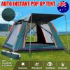 Multi-Person Quick-Open Camping Tent – Mesh Windows, Oxford Fabric, Bag & Mat Included